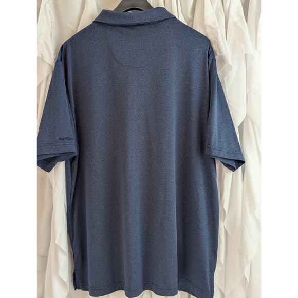 Ben Hogan Performance Polo Men's XL Blue with Green & White Stripes on Chest - Picture 9 of 11